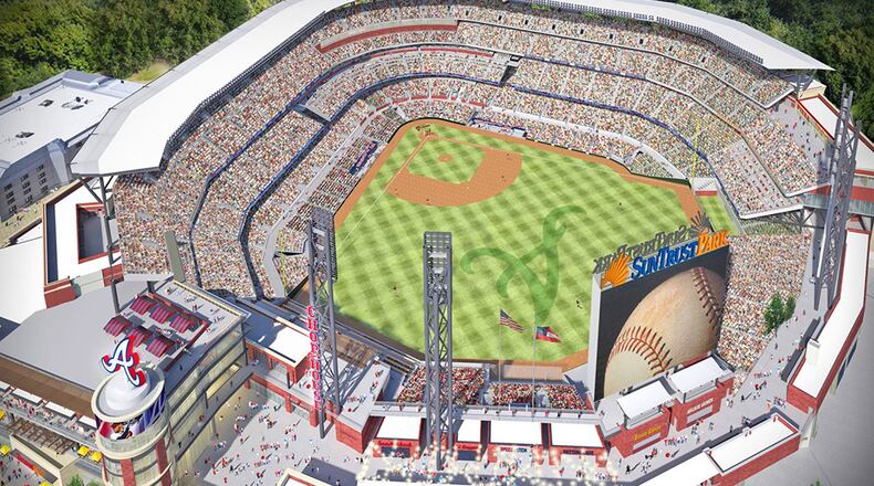 Braves outfield will very different at SunTrust Park.