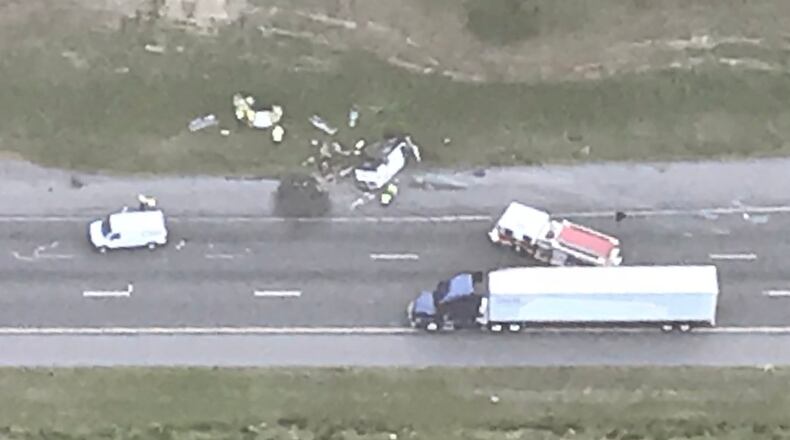 Two people were killed in a morning wreck on I-75 North.