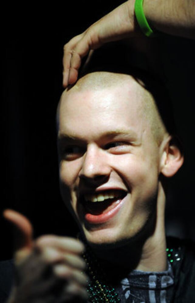 St. Baldrick's live head-shaving event