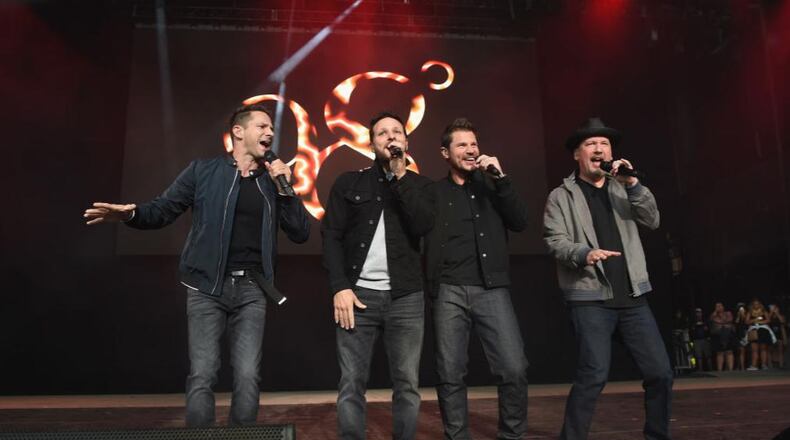 The 1990s boy band 98 Degrees had to contend with a controversy surrounding their tour buses Tuesday in Connecticut.