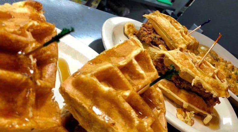 Chicken and waffles from ABC Chicken and Waffles. / Courtesy of the Atlanta Breakfast Club Facebook page