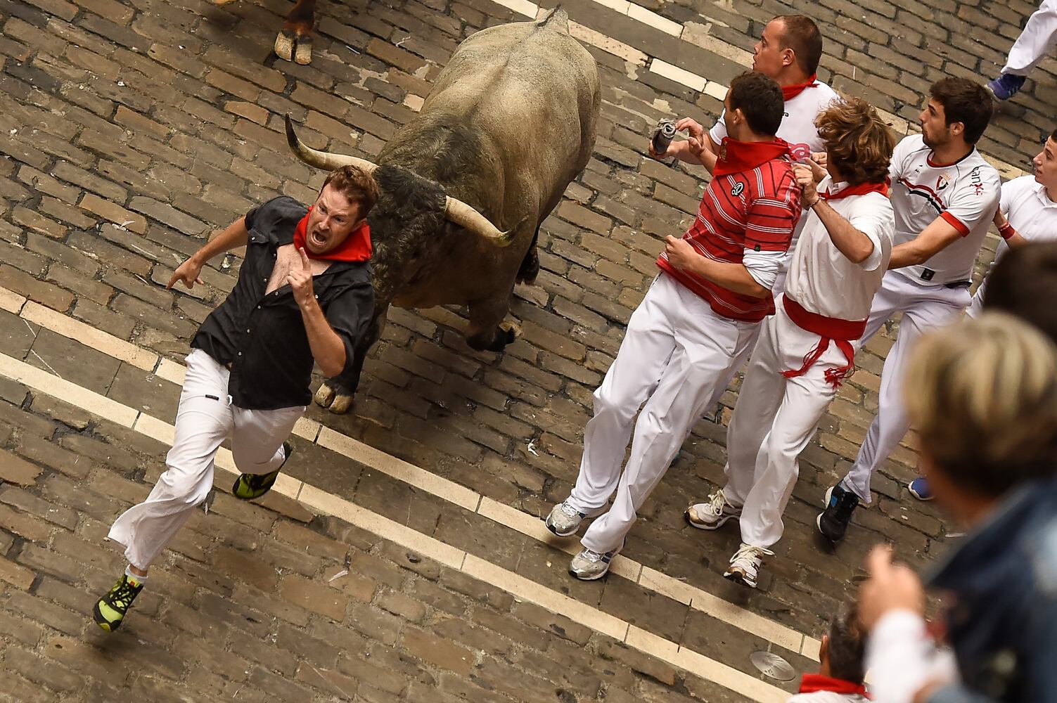 Spain running of the bulls