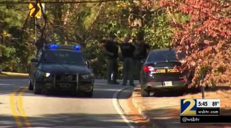 Police in Cobb County searched in the surrounding area for a Ridgeview Institute person recently. (Credit: Channel 2 Action News)
