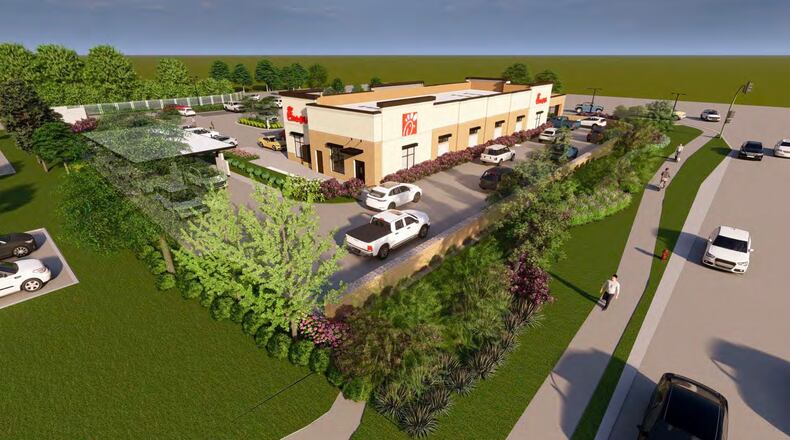 Chick-fil-A has gained approval to demolish and reconstruct the existing restaurant and drive-through at 4285 State Bridge Road just west of Kimball Bridge Road. The new restaurant will sit closer to State Bridge Road. (Courtesy City of Alpharetta)