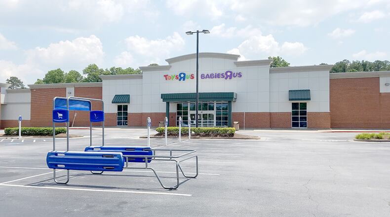 Fayetteville is trying to attract new tenants to vacant commerial properties, such as the recently closed Toys R Us store at the Fayette Pavilion. Courtesy City of Fayetteville