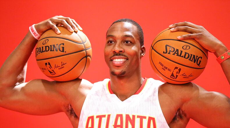 Former Hawks center Dwight Howard.