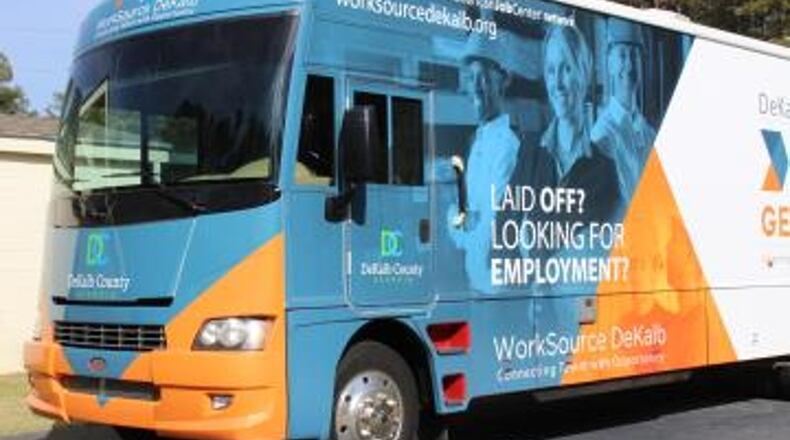 WorkSource DeKalb’s Mobile Career Center announces June schedule. AJC file photo