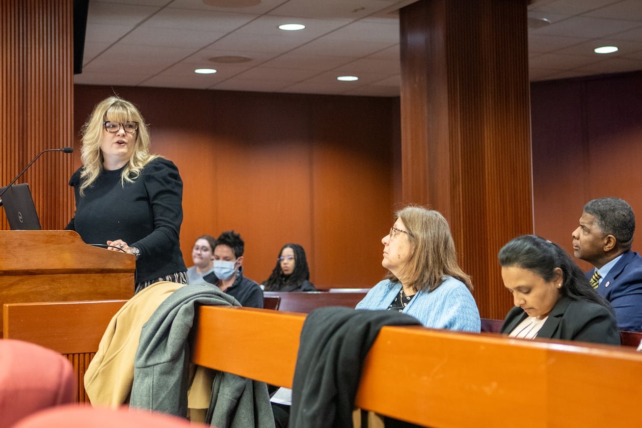 Staci Fox is CEO of the Georgia Budget and Policy Institute. (Jenni Girtman for the AJC 2024)