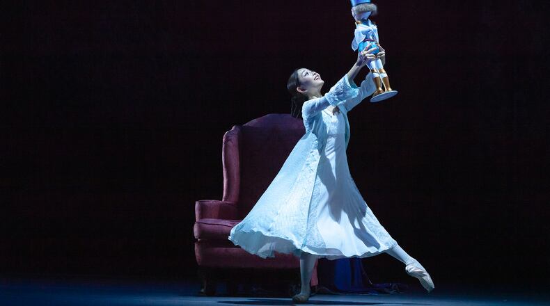 Remi Nakano will appear as Young Marie in Atlanta Ballet's film version of "The Nutcracker" choreographed by Yuri Possokhov.
Courtesy of Kim Kenney / Atlanta Ballet