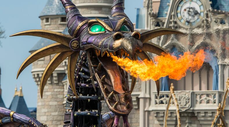 Enchanting stories and characters from Fantasyland come to life for Magic Kingdom guests in Disney Festival of Fantasy Parade.