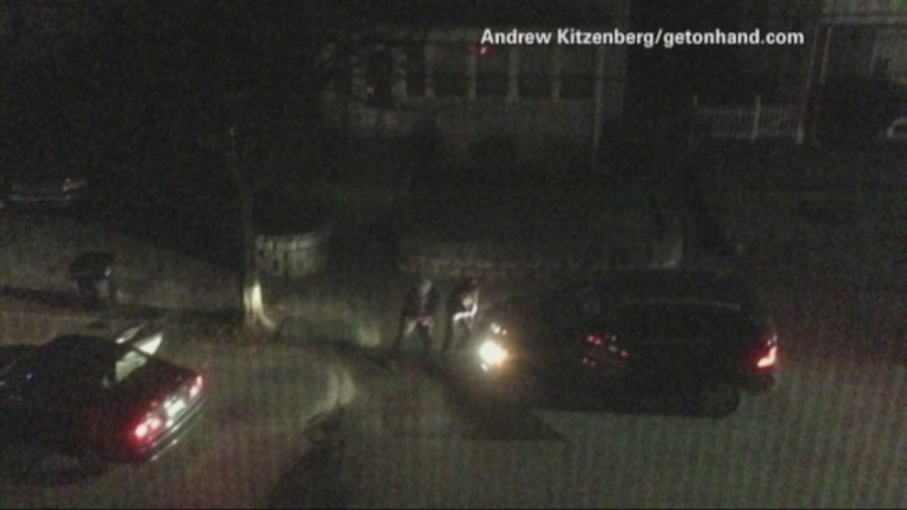 Neighbor catches Boston shootout on camera