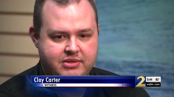 Clay Carter said he found the 5-year-old walking by himself.