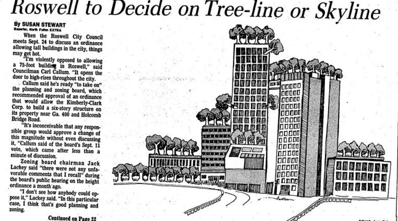 A government news story from the Sept. 20, 1979 edition of the Atlanta Journal-Constitution's North Fulton Extra.