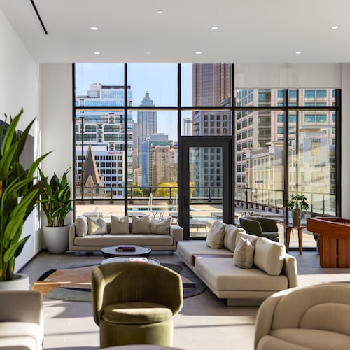Society Atlanta is a 31-story residential tower at 811 Peachtree St., which opened in the summer of 2025. (Courtesy of Katie Bricker)
