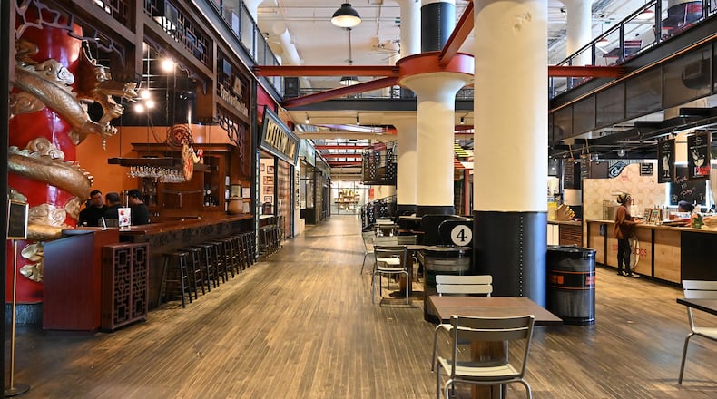 In mid-March, several retailers and restaurants at Ponce City Market in Atlanta joined the growing list of pandemic-related restaurant and retail closings across metro Atlanta. (Hyosub Shin / Hyosub.Shin@ajc.com)