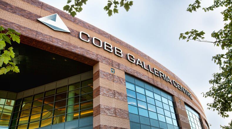 The exterior of Cobb Galleria Centre