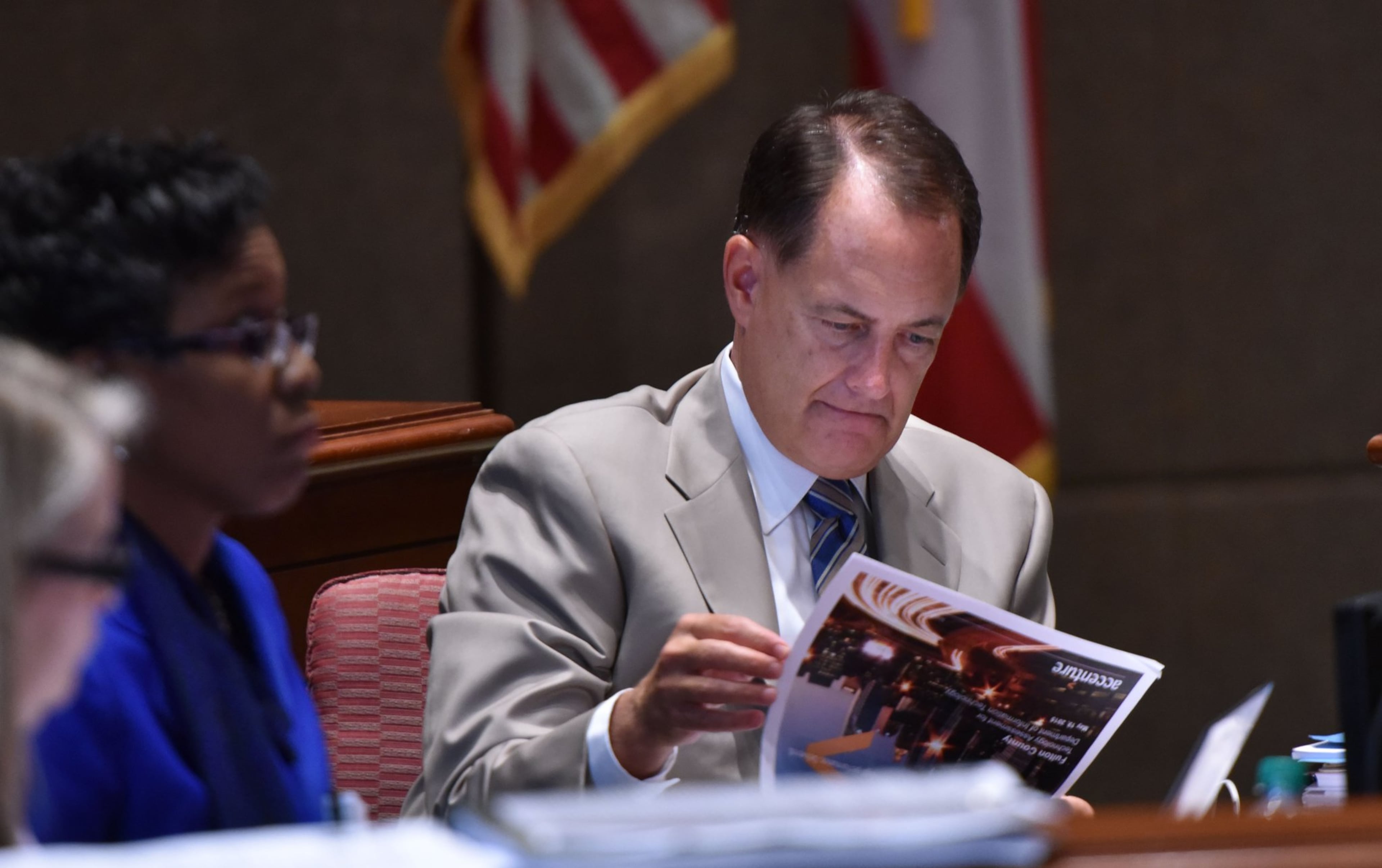 Fulton County Manager Dick Anderson said consent decree costs were being vetted with advice from the county attorney and the court-appointed monitor overseeing the agreement. (Hyosub Shin/AJC)