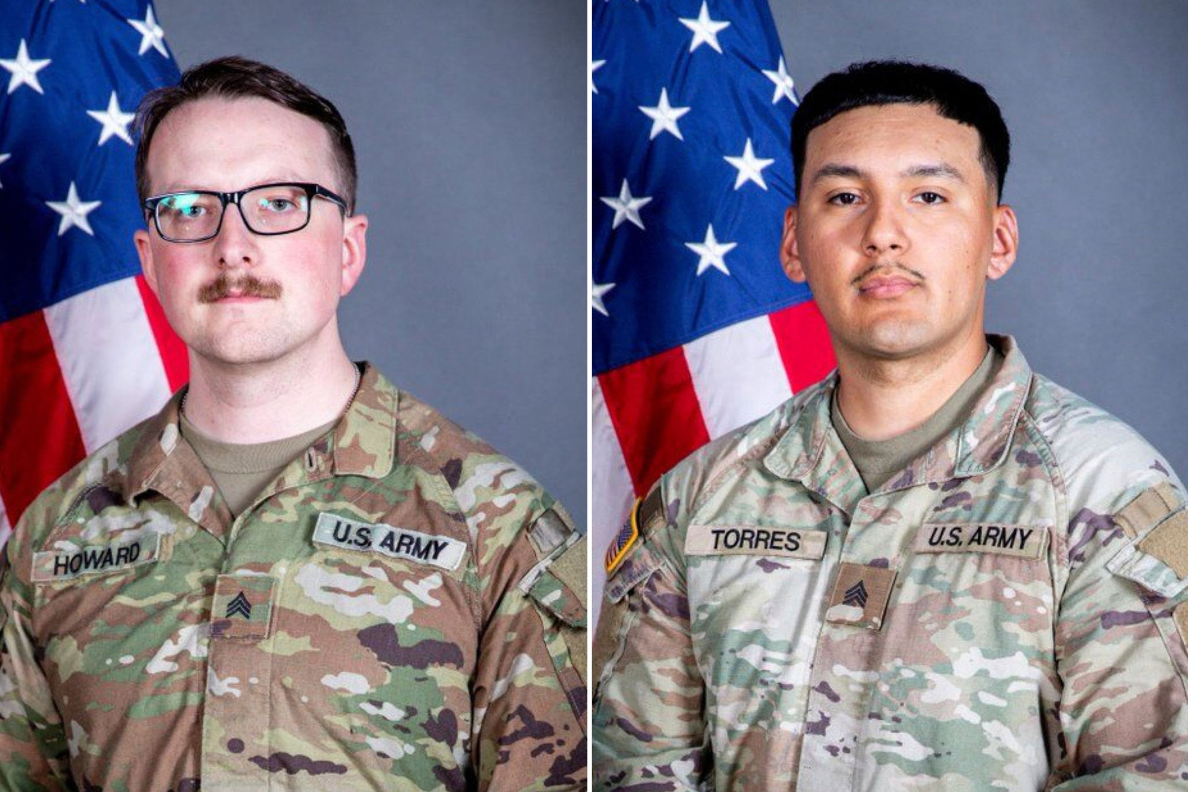 Sgts. William Nathaniel Howard (left) and Edgar Brian Torres-Tovar of the Iowa National Guard were recently killed in Syria. (AP)