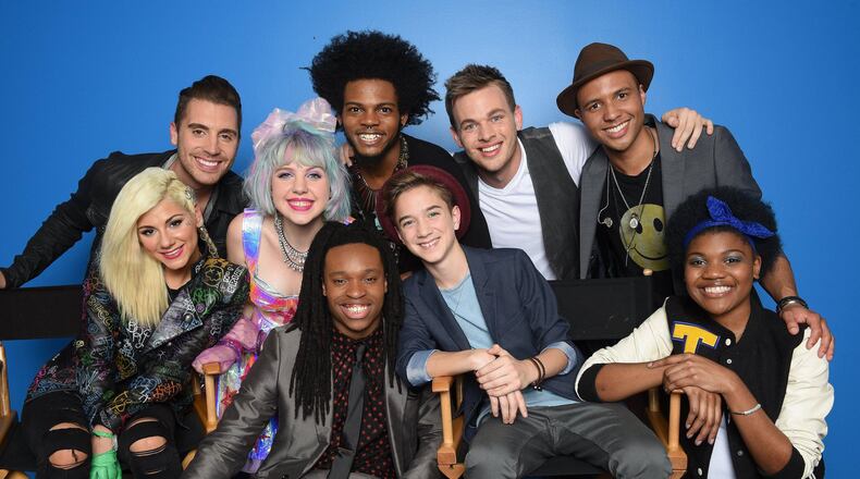 AMERICAN IDOL XIV: TOP 9: L-R: Jax, Nick Fradiani, Qassim Middleton, Joey Cook, Quentin Alexander, Daniel Seavy, Clark Beckham, Rayvon Owen and Tyanna Jones on AMERICAN IDOL XIV airing Wednesday, March 25 (8:00-10:00 PM ET/PT) on FOX. CR: Michael Becker / FOX. © FOX BROADCASTING CO. This Image is embargoed until 10:00 PM PT. AMERICAN IDOL XIV: TOP 9: L-R: Jax, Nick Fradiani, Qassim Middleton, Joey Cook, Quentin Alexander, Daniel Seavy, Clark Beckham, Rayvon Owen and Tyanna Jones on AMERICAN IDOL XIV airing Wednesday, March 25 (8:00-10:00 PM ET/PT) on FOX. CR: Michael Becker / FOX. © FOX BROADCASTING CO. This Image is embargoed until 10:00 PM PT.