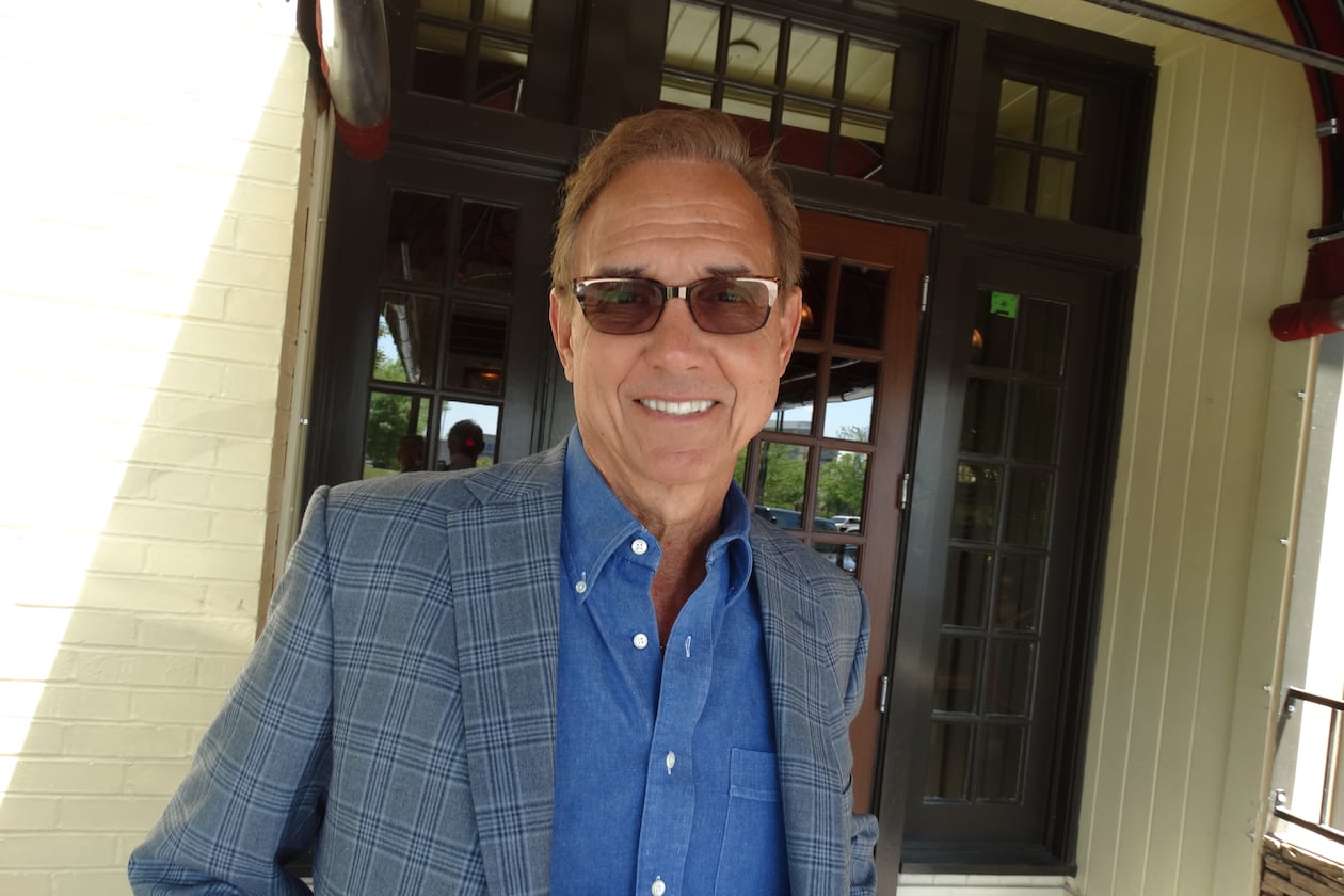 Former radio host Gary McKee stands outside Joey D's restaurant in 2014. (Rodney Ho/AJC)