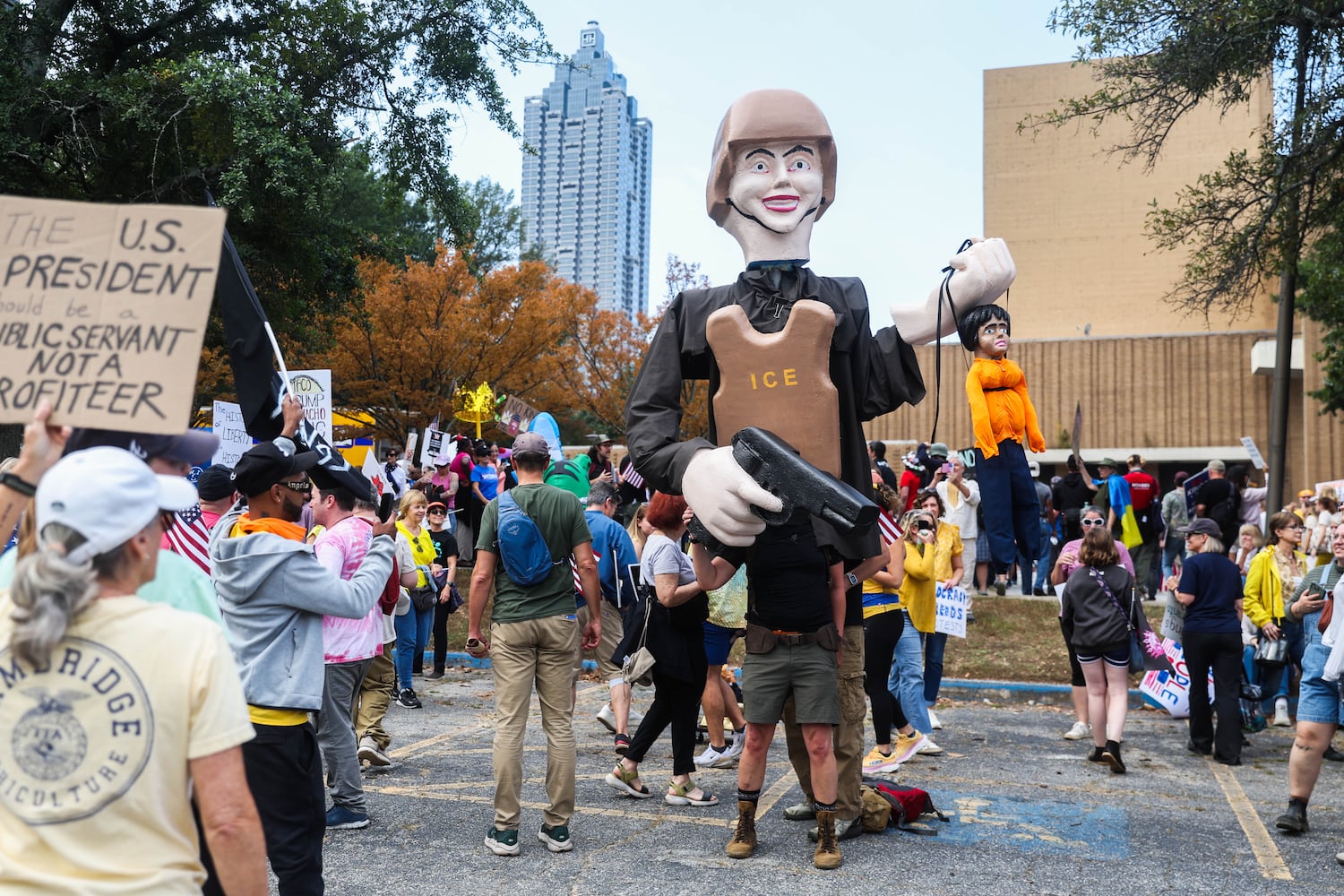 No Kings Rally in Atlanta