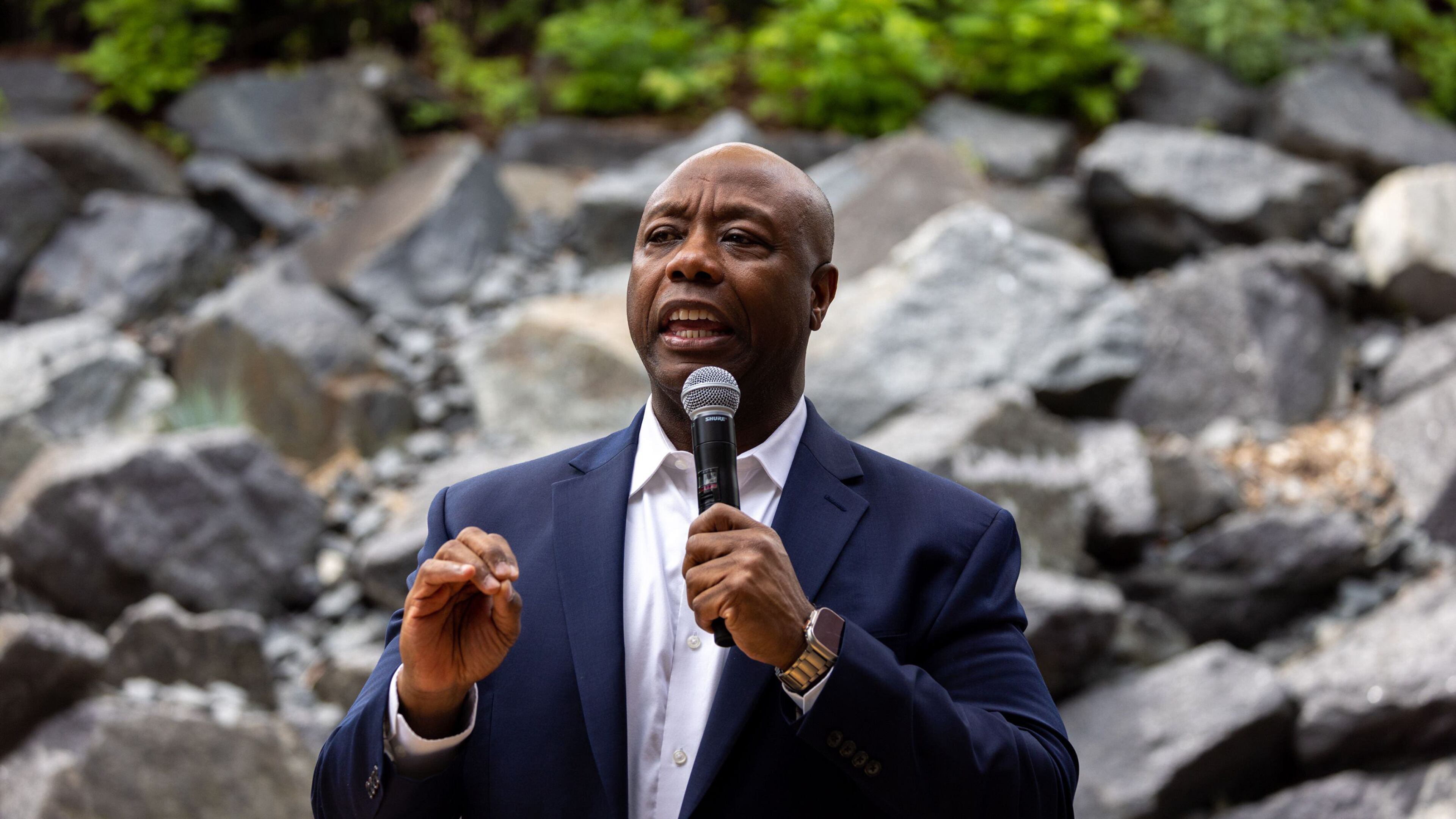 U.S. Sen Tim Scott of South Carolina is chair of the National Republican Senatorial Committee. (Arvin Temkar/AJC)
