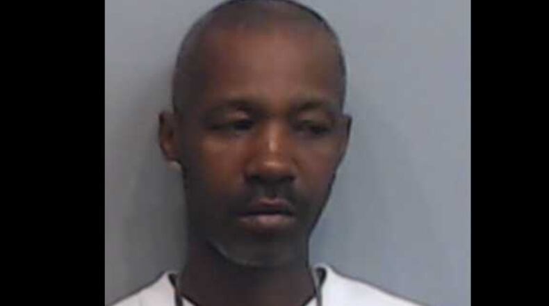 Simon Mayo’s booking photo from July 4, 2018.