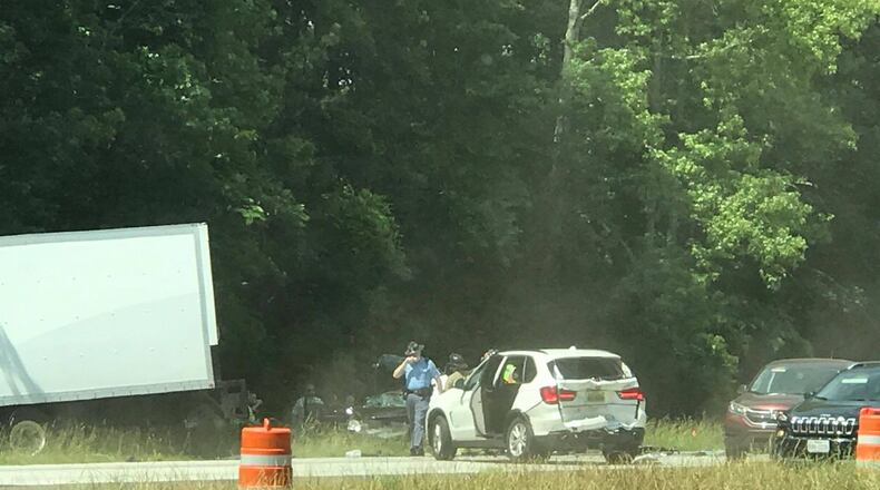A  deadly crash happened Saturday on I-20 East in Carroll County. (Credit: Channel 2 Action News)