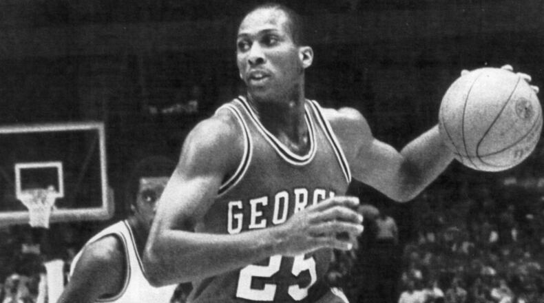 Georgia's James Banks in action during the 1983 SEC tournament. (file photo)