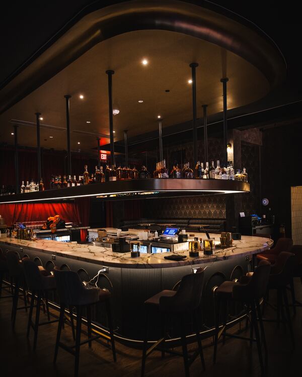 You can take a perch at Damsel's downstairs bar and still have a fine view of the stage. (Courtesy of Damsel)
