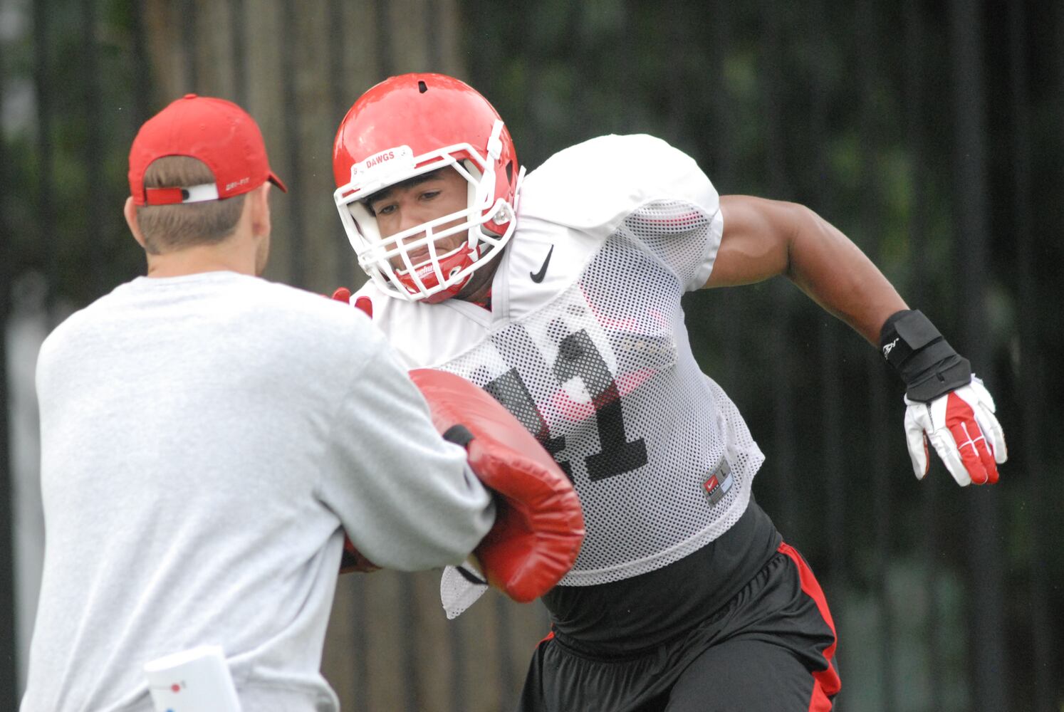 UGA practice, August 8