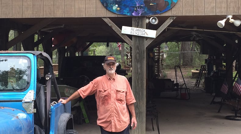 Frank Melton lives on the banks of the Satilla River in Brantley County, Georgia, and doesn't plan to flee Hurricane Irma, though he's loading up on supplies and trying to get ready.