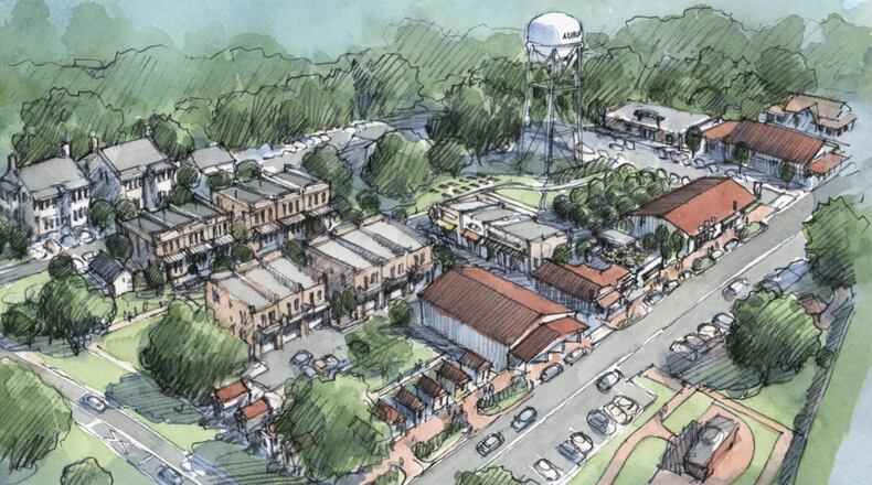 Auburn is beginning the process to develop a Town Center plan. Courtesy City of Auburn