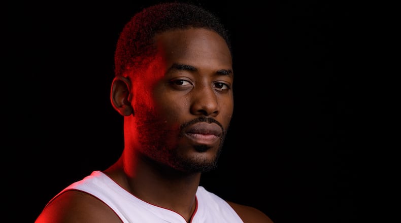 A media day portrait of Yante Maten of the Miami Heat on Sept. 24, 2018 in Miami, Florida.