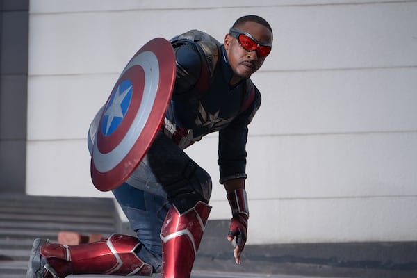 Anthony Mackie as Sam Wilson/Captain America in Marvel Studios' "Captain America: Brave New World." (Eli Adé/Marvel/TNS)