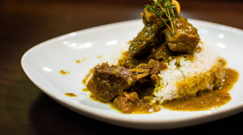 Jamaican goat stew from Buford Highway Farmers Market