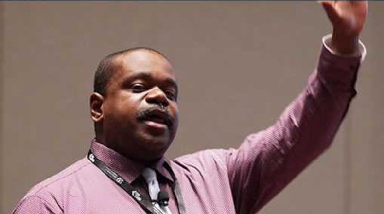 Rudy Horne began teaching at Morehouse College in 2010. He was a math consultant for the Oscar-nominated film “Hidden Figures.” PHOTO CREDIT: MOREHOUSE COLLEGE