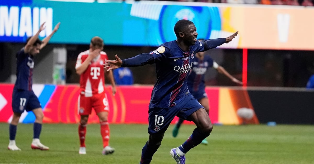 Doué and Dembélé score for PSG in 2-0 quarterfinal win over Bayern Munich at Club World Cup