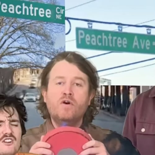New York City-based group the Gregory Brothers have gone viral with a short song, “71 Peachtrees (Lost In Atlanta),” which they made after comments from Atlantans saying they should sing about all the confusing variations of roads with “Peachtree” in the name. (Instagram screengrab from @gregorybrothers)