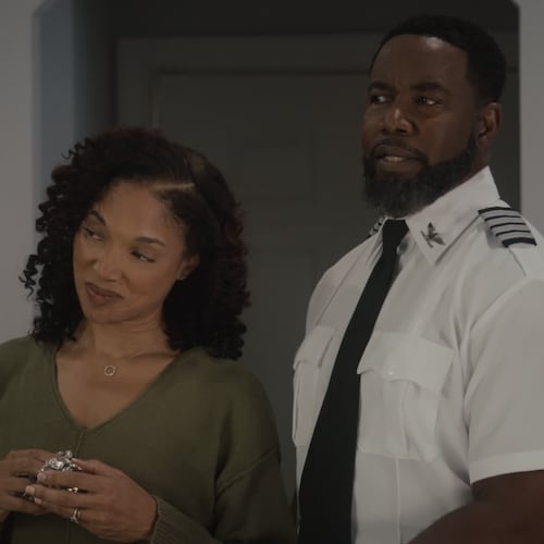 Lisa Arrindell plays a loving wife who is shocked when a man shows up at their house revealing he is the son of her husband played by Michael Jae White from a woman he slept with nearly 30 years earlier. HIDDEN GEM ENTERTAINMENT