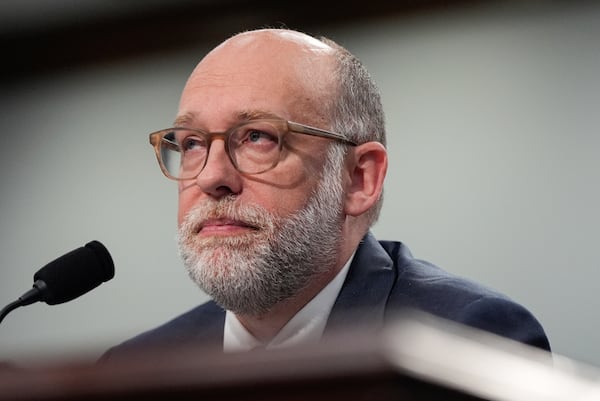 Director of the Office of Management and Budget Russell Vought speaks during a House Appropriations hearing, Wednesday, June 4, 2025, on Capitol Hill in Washington. (AP Photo/Julia Demaree Nikhinson)