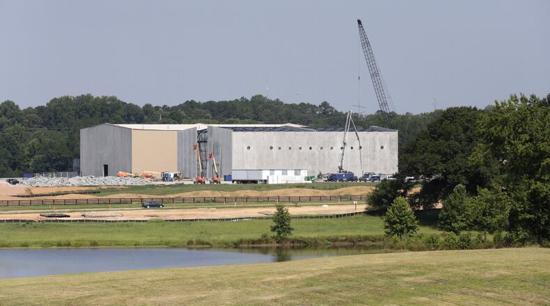 July 21, 2016 - Fayetteville - The development is adjacent to the newest phase of Pinewood Atlanta Studios, which is currently under construction. BOB ANDRES / BANDRES@AJC.COM