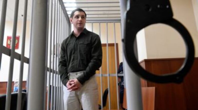 A 29-year-old former U.S. Marine from Texas, charged last year after getting into a minor scrap with two Russian police officers, was sentenced Thursday to nine years in prison. Trevor Reed nearly received the full 10-year maximum punishment in the case that John Sullivan, the U.S. ambassador to Russia, characterizes as “preposterous.” Reed, who has been in Russian custody just short of a year, will not get credit for time served.