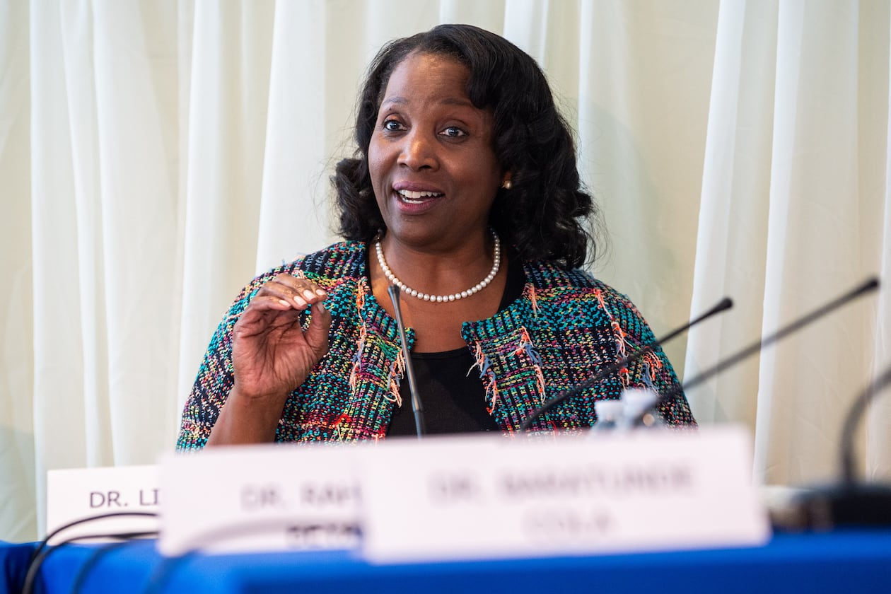 Lisa Cook, a Spelman alumna, was appointed to the Federal Reserve Board of Governors by then-President Joe Biden in 2022. (Bita Honarvar/AJC)