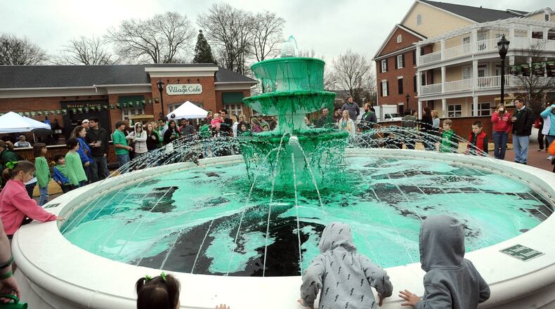 Pictured here is a St. Patrick's Day celebration at the Smyrna Market Village. Now, people will be able to walk around with green beer after the city passed an ordinance.