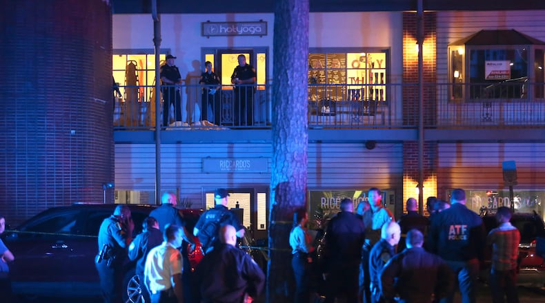 Two people were killed when a gunman opened fire at a yoga studio in Tallahassee, Florida, on Friday.