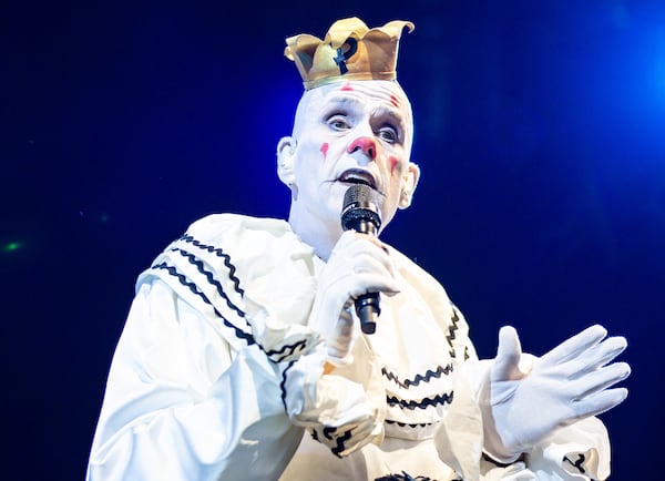 Puddles Pity Party opened for "Weird Al" Yankovic Sunday night at Ameris Bank Amphitheatre. (Ryan Fleischer for the AJC)