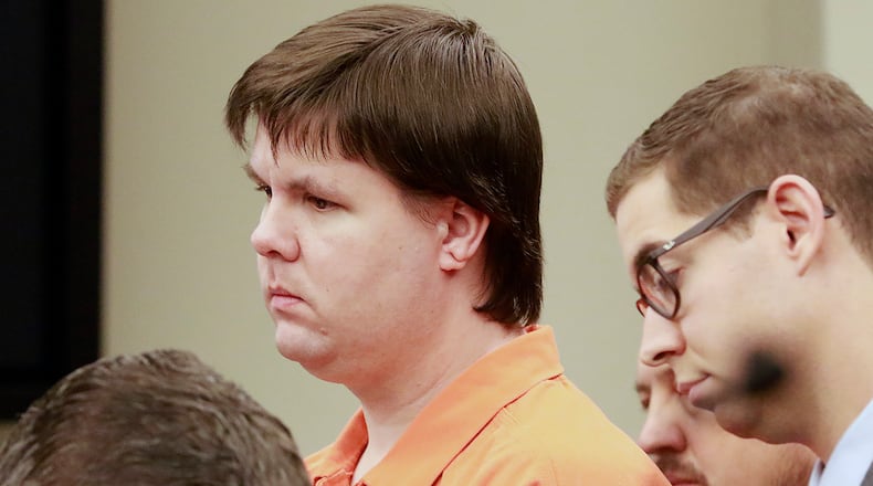 December 5, 2016 - Marietta -  Justin Ross Harris is sentenced to life in prison   for killing his 22-month-old son Cooper.  BOB ANDRES  /BANDRES@AJC.COM