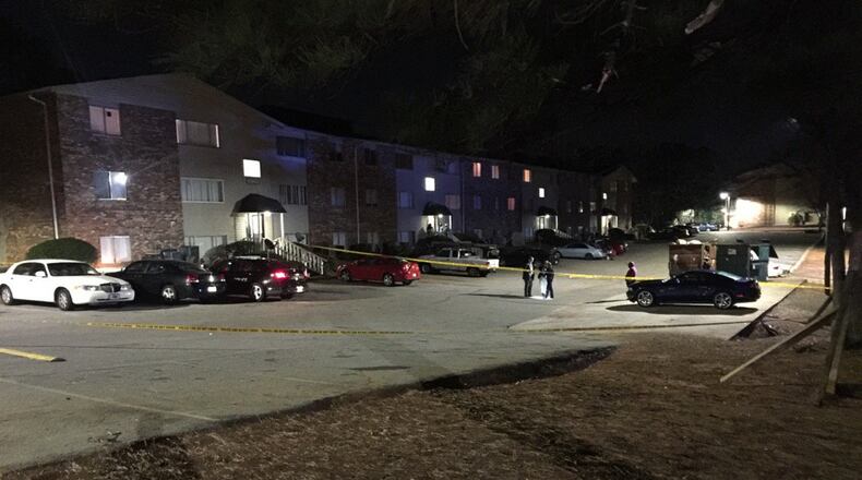 One man died in a Cobb County apartment complex shooting. (Credit: Channel 2 Action News)