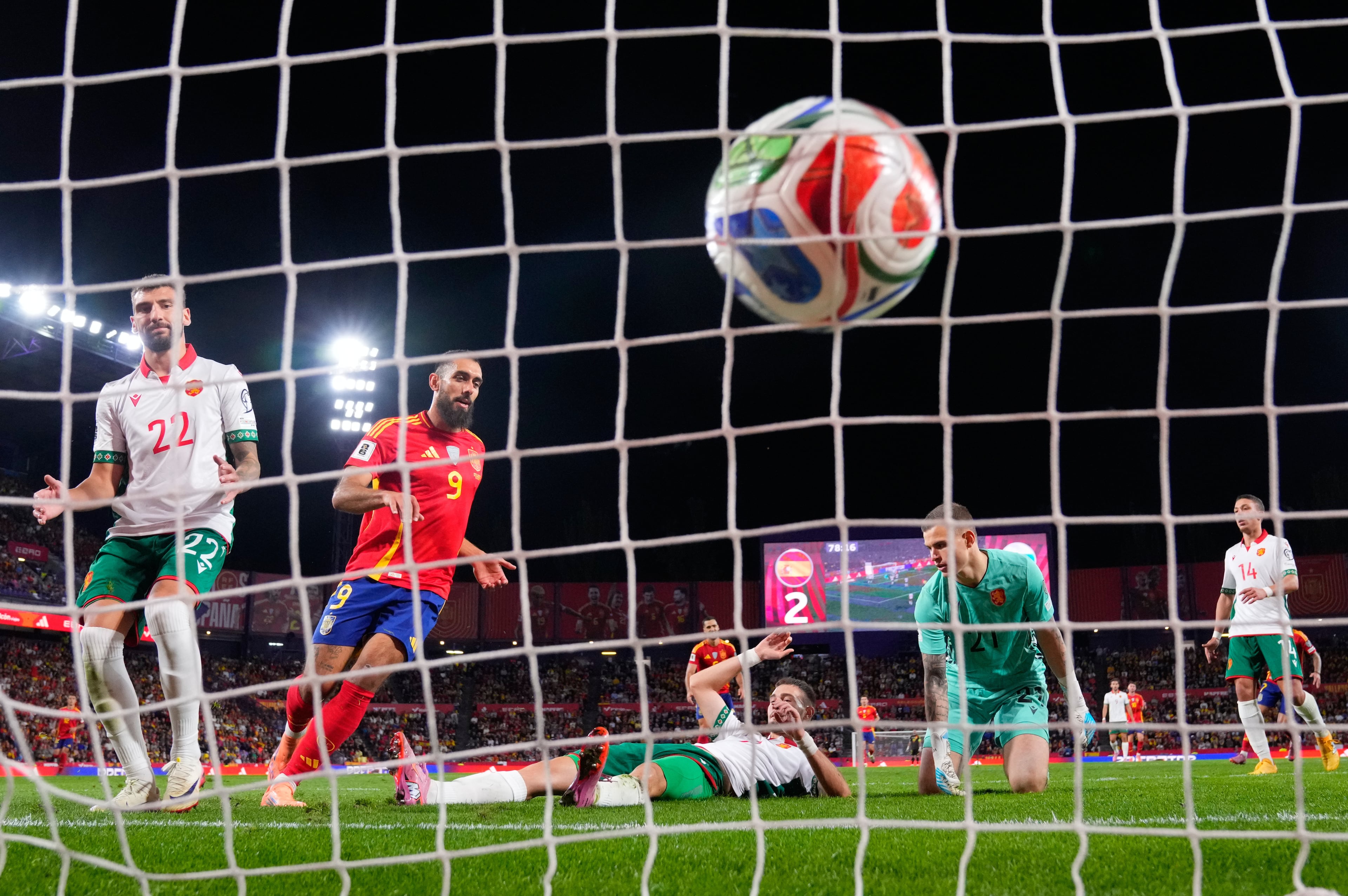 APTOPIX Spain Bulgaria WCup Soccer